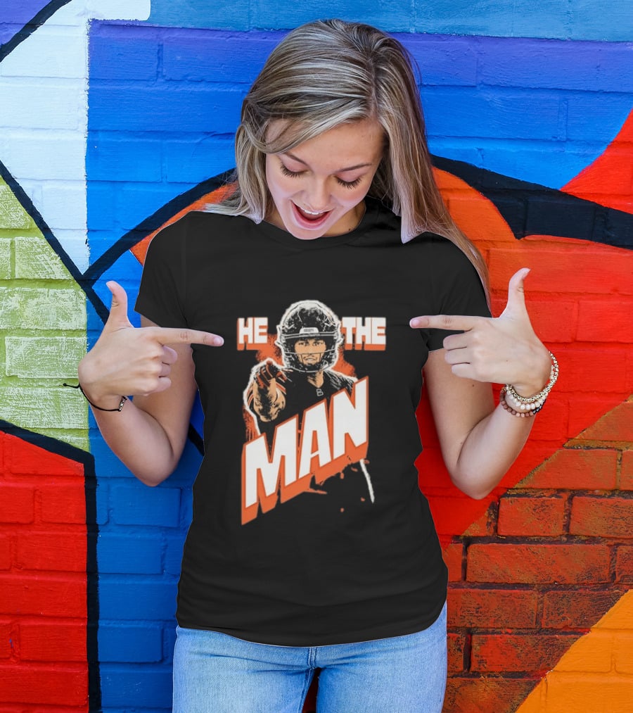 Caleb Williams He The Man Chicago Bears Fan T-Shirt