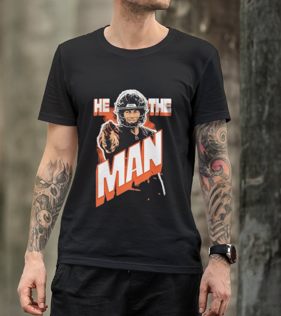 Caleb Williams He The Man Chicago Bears Fan T-Shirt