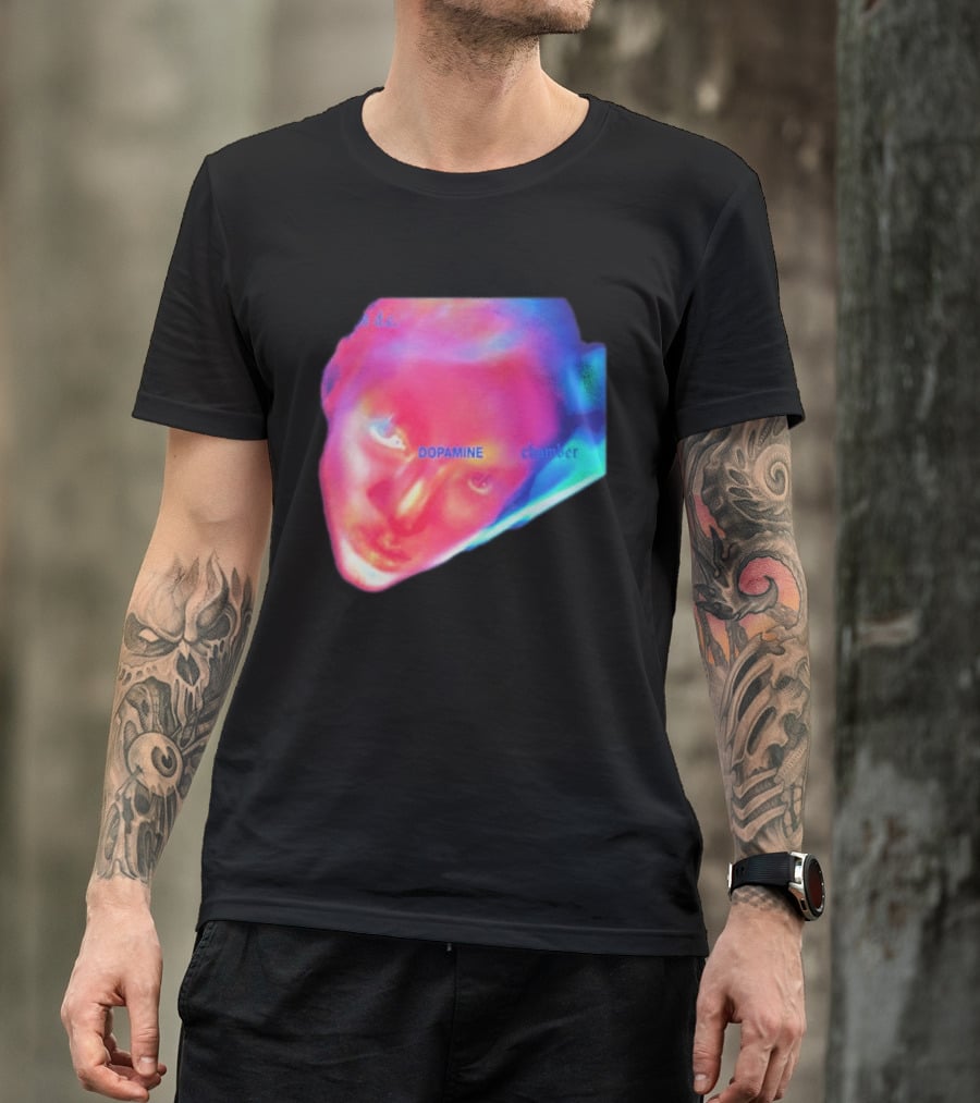 Fontaines D.C. Dopamine Chamber Album Cover Art Face T-Shirt