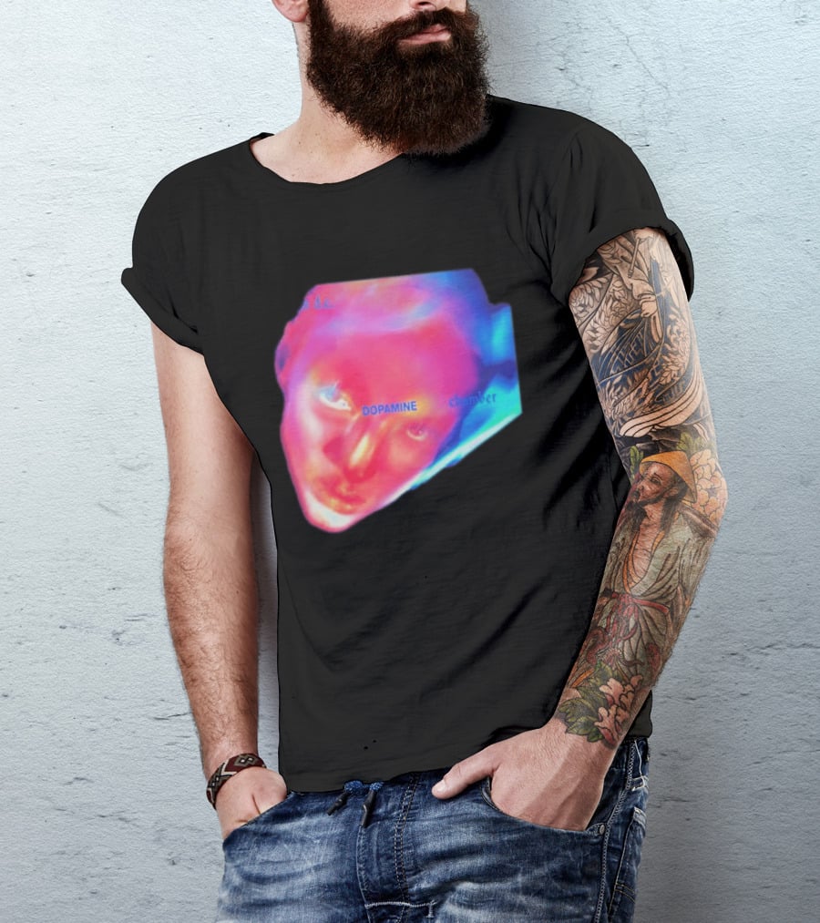 Fontaines D.C. Dopamine Chamber Album Cover Art Face T-Shirt