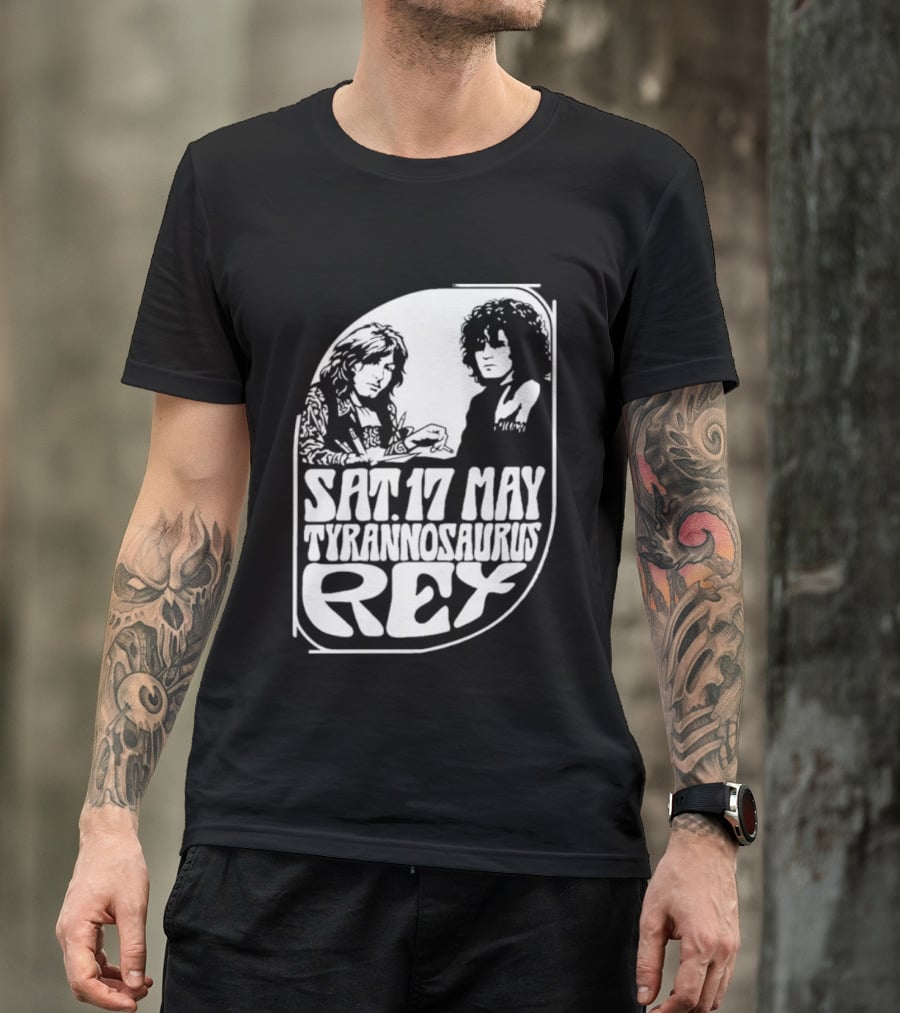 Sat 17 May Tyrannosaurus Rex Concert Original Trent Crimms Mothers Erdington T-Shirt