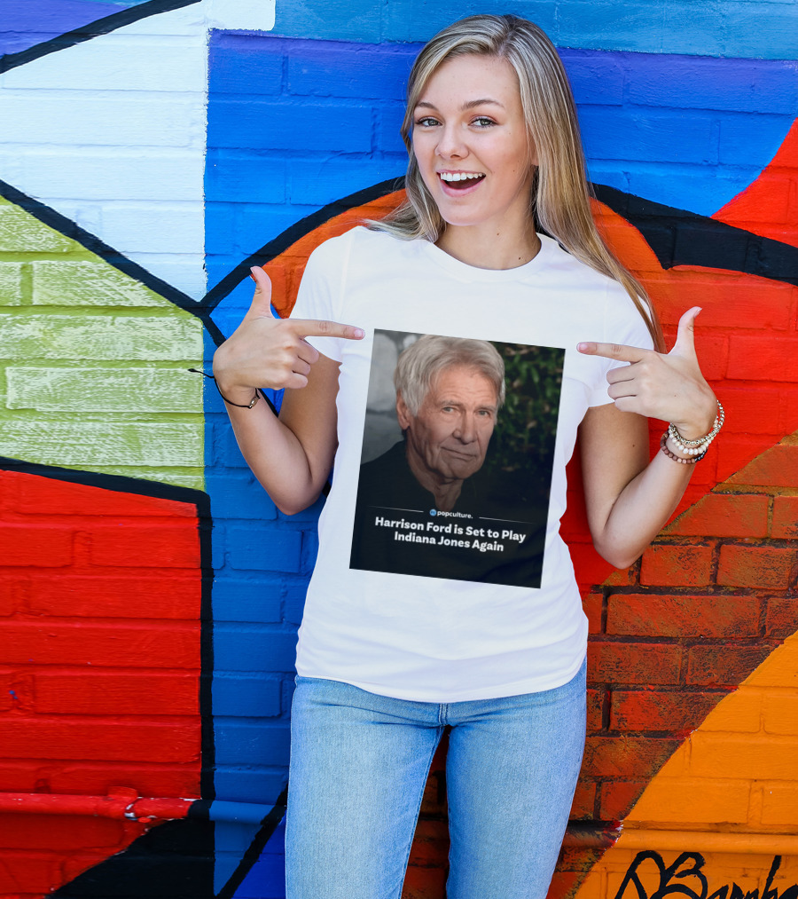 Harrison Ford Indiana Jones Return Announcement Popculture Update T-Shirt