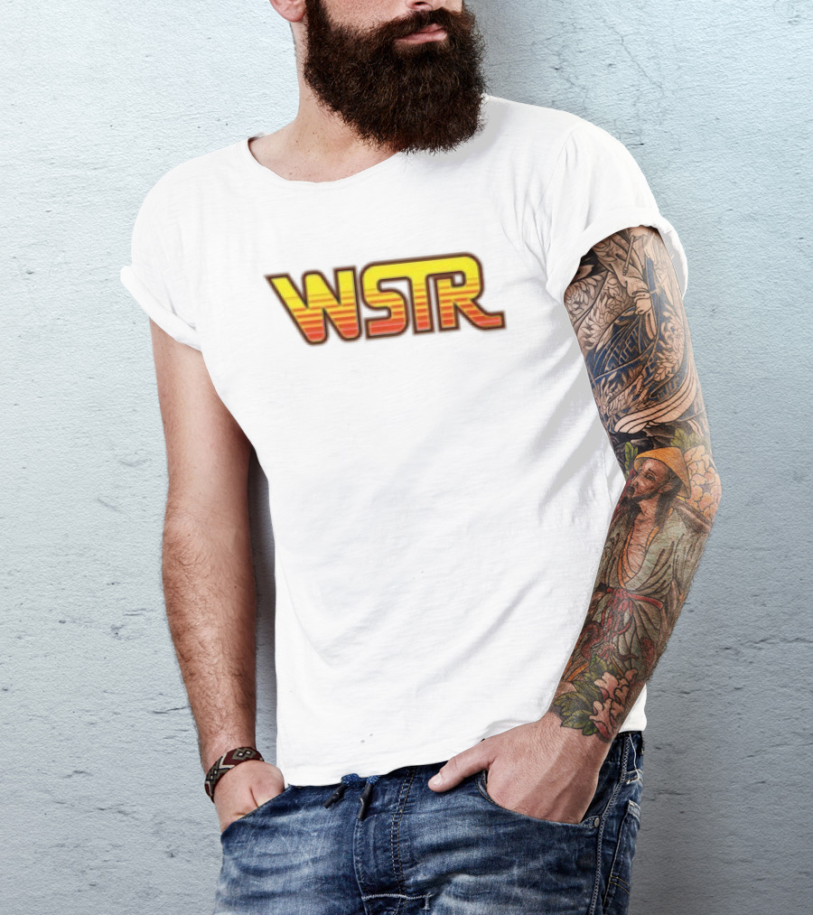 Wstr Store Identity Crisis Red White Baseball Wstr T-Shirt