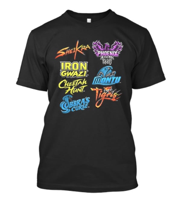 National Roller Day Busch Gardens Tampa SheiKra Iron Gwazi Montu Kumba Cheetah Hunt Tigris Cobra's Curse T-Shirt