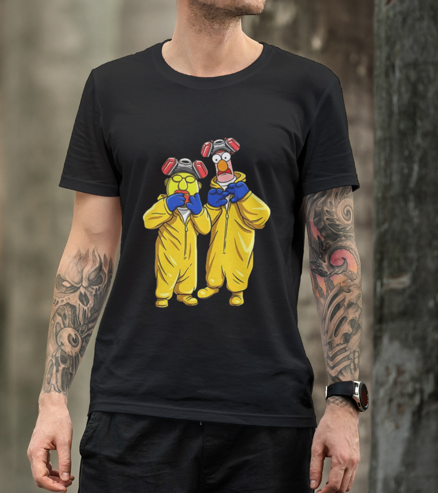 Dr Bunsen Honeydew Beaker Breaking Bad The Muppets Yellow Hazmat Suit T-Shirt