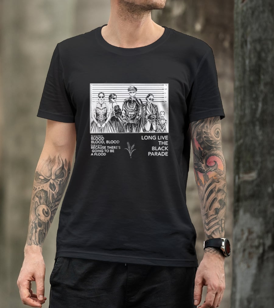 Black Parade Give Them Blood Long Live The Black Parade T-Shirt
