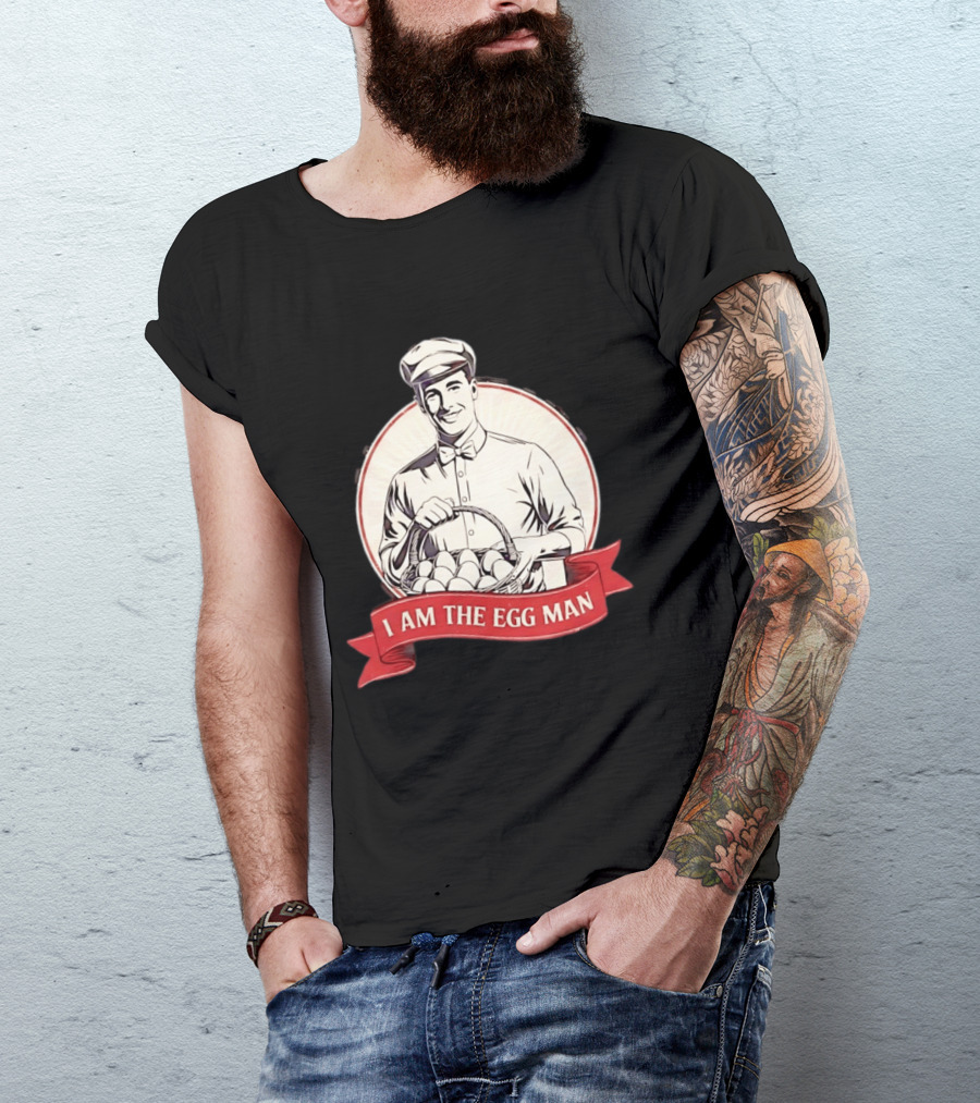 I Am The Egg Man Vintage Style Lyrics Reference T-Shirt