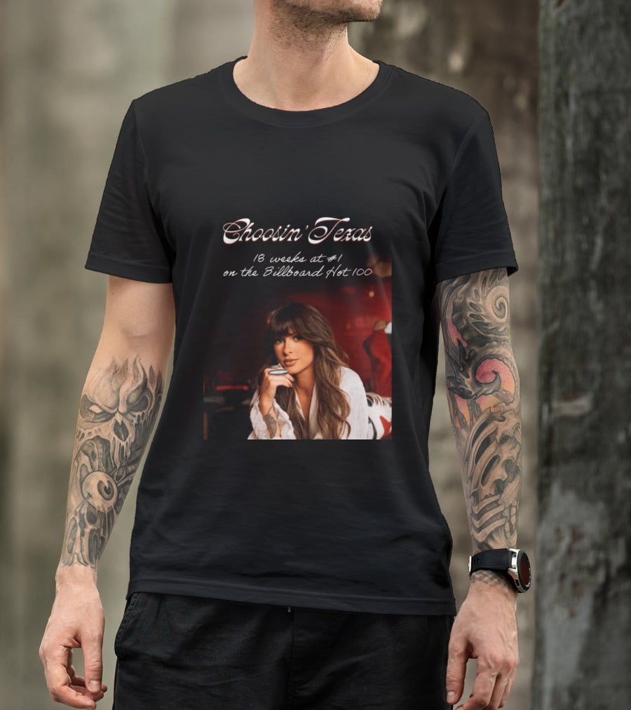 Choosin' Texas 18 Weeks At #1 On The Billboard Hot 100 T-Shirt