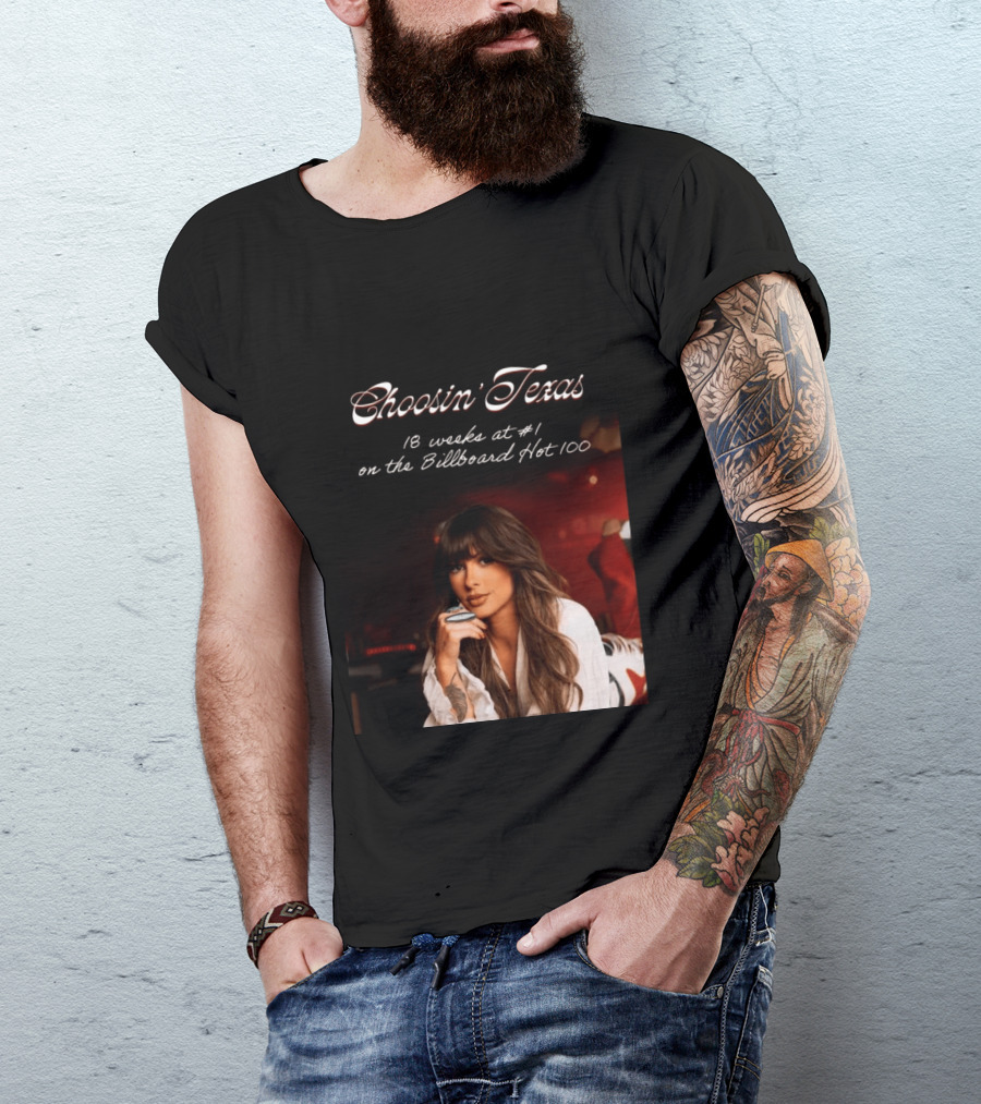 Choosin' Texas 18 Weeks At #1 On The Billboard Hot 100 T-Shirt