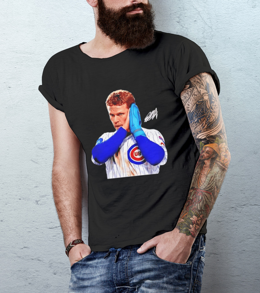 Ian Happ Chicago Cubs MLB Baseball Player With Cubs T-Shirt