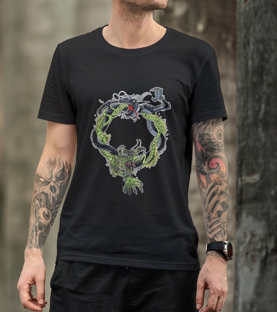 Falxo Tour 2026 El Mano A Mano Del Ano Futuristic Mechanical Dragon Battle T-Shirt