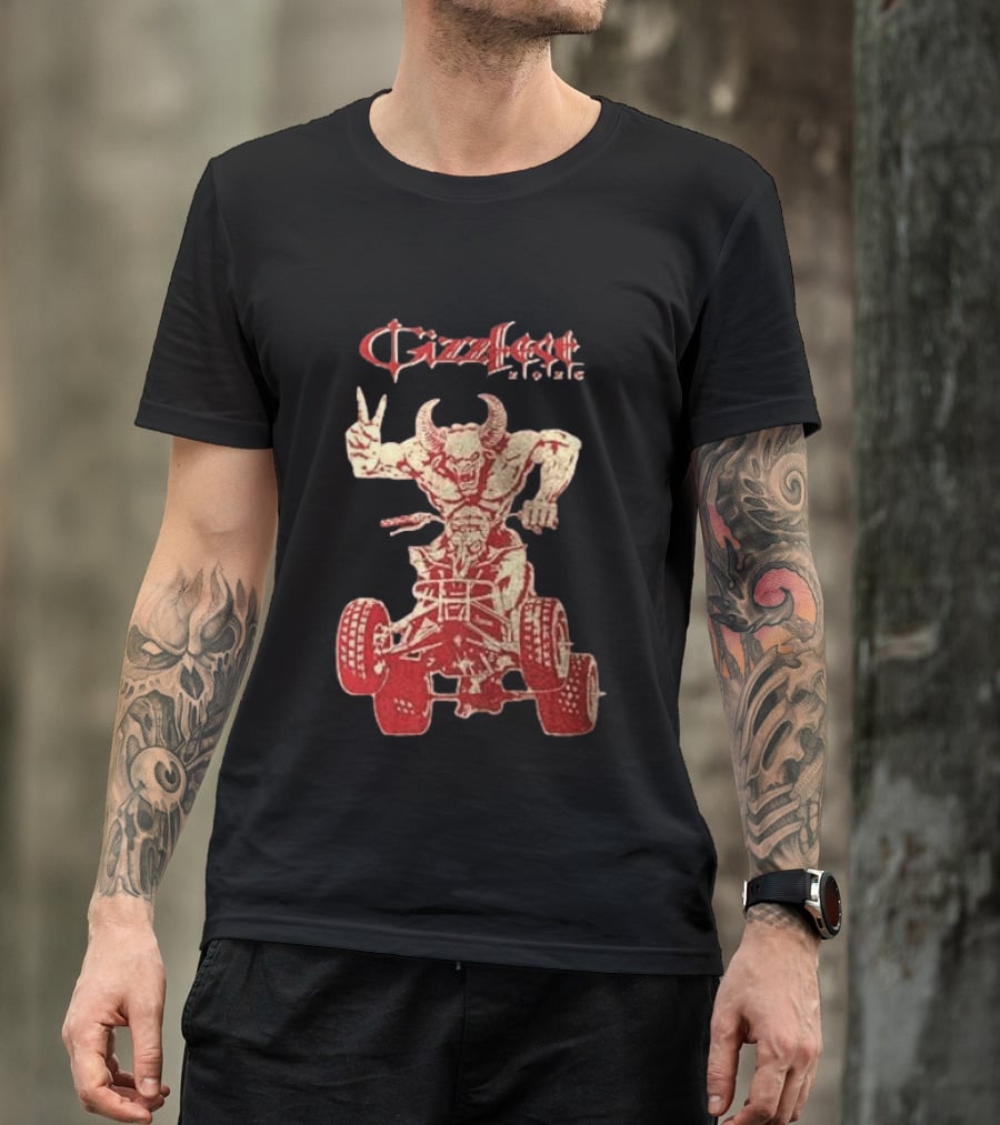 Gizzless Howling Horde Of Demons Quad Rider Demon T-Shirt