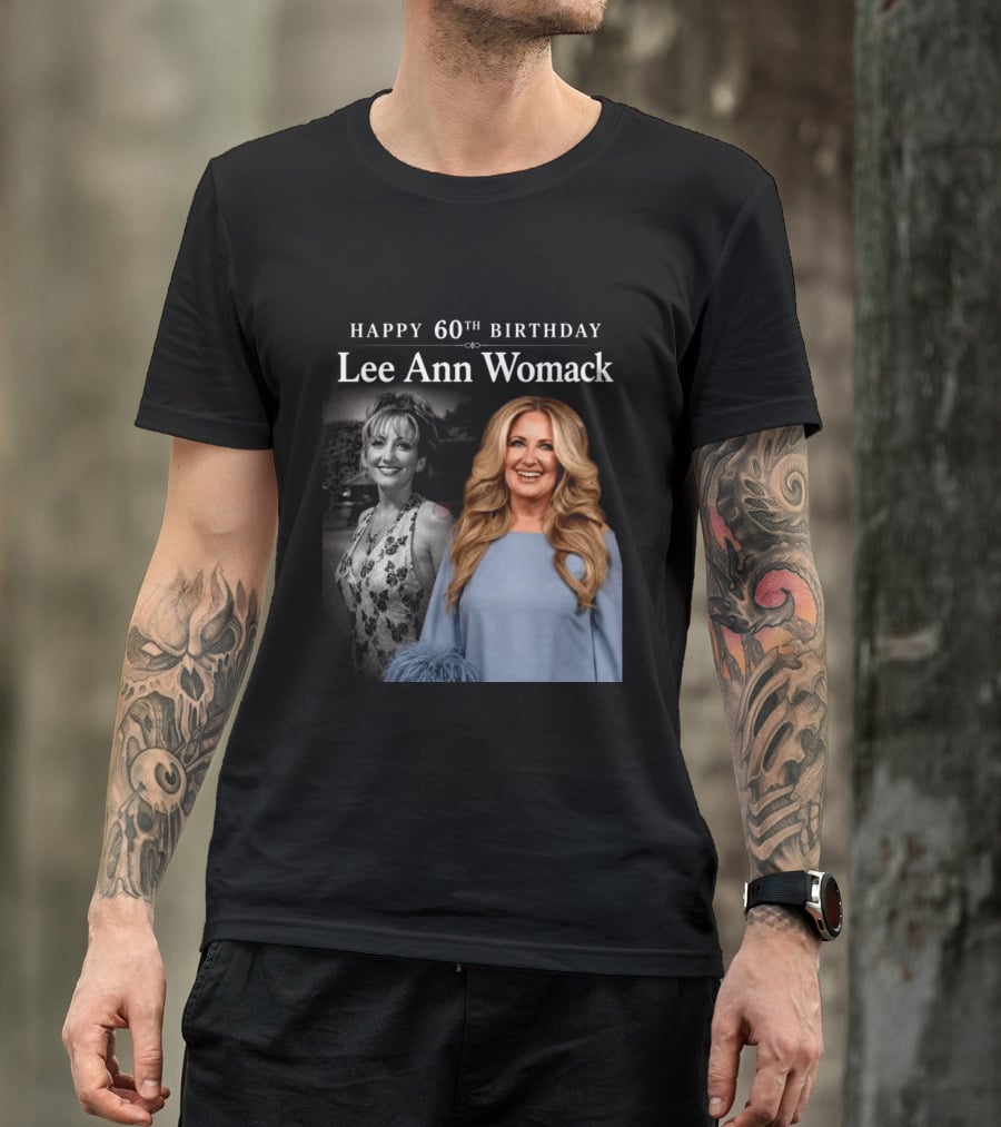 Happy 60th Birthday Lee Ann Womack Celebration T-Shirt