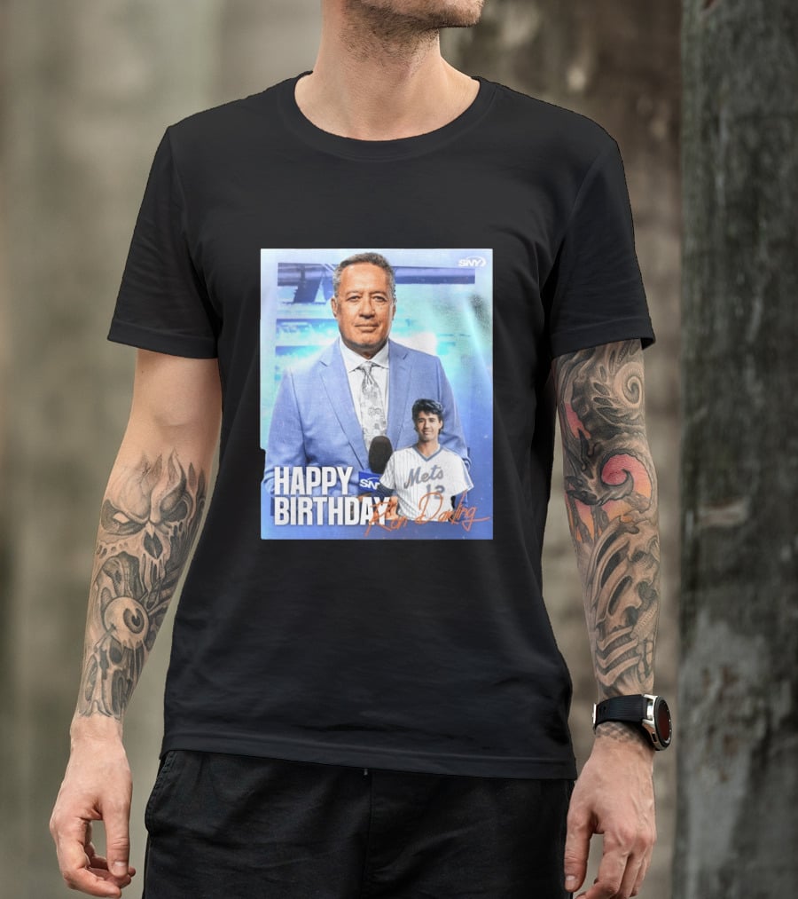 Happy Birthday Ron Darling SNY Mets Celebration T-Shirt