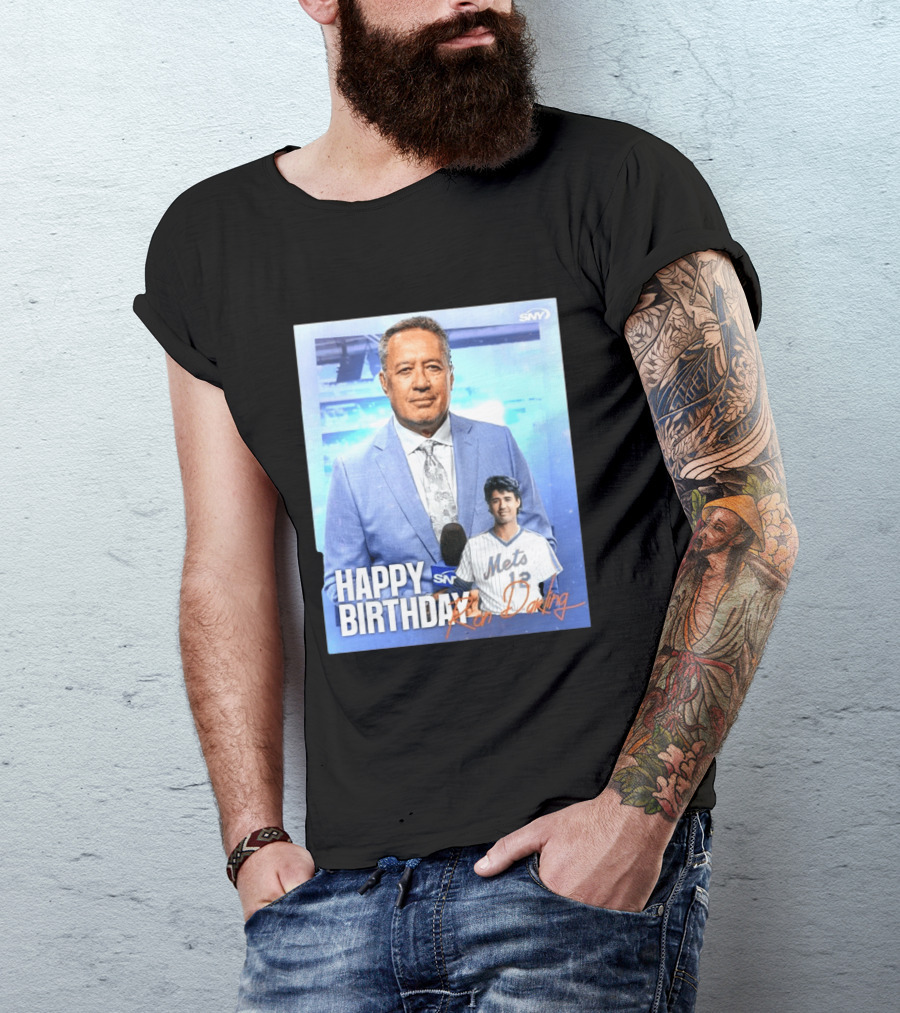 Happy Birthday Ron Darling SNY Mets Celebration T-Shirt