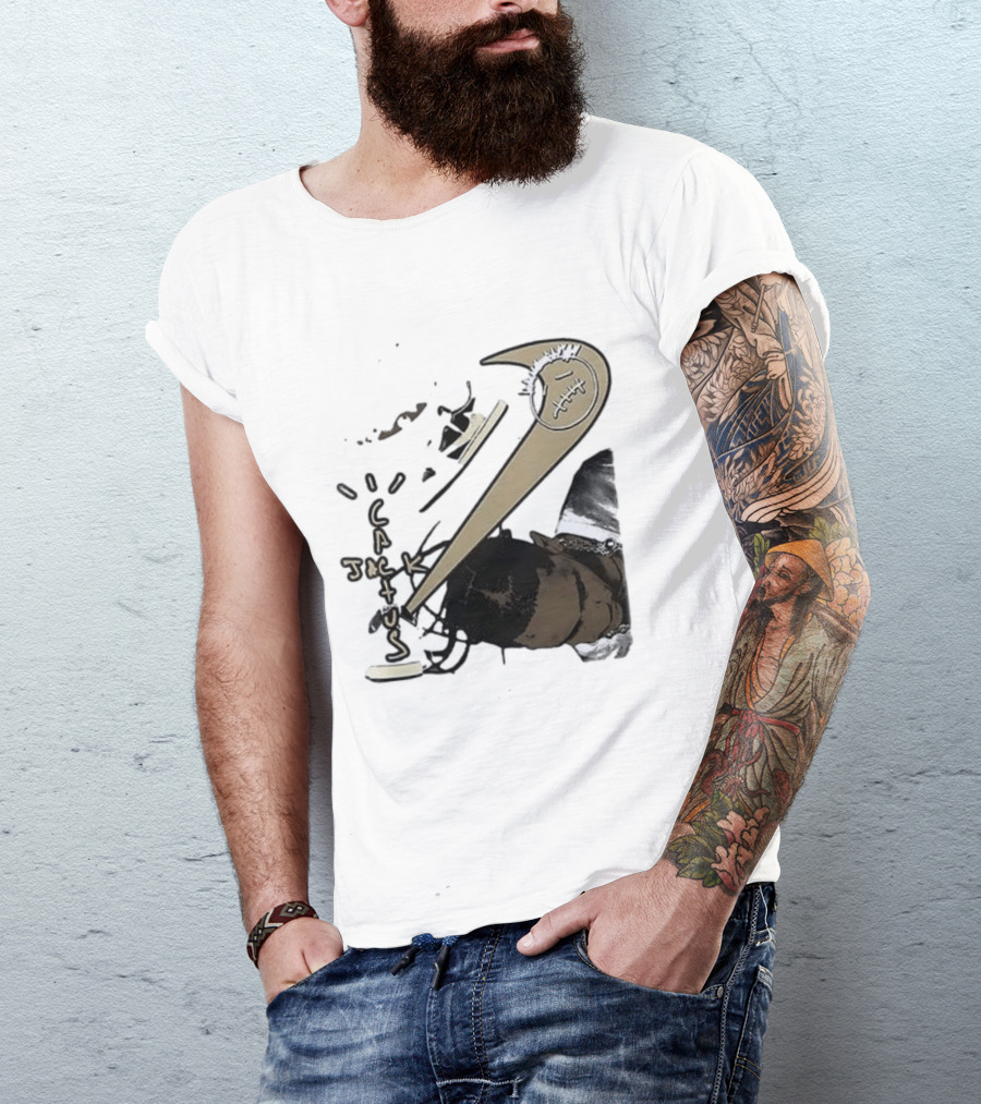 T Scott Utopia Cactus Jack Collaboration T-Shirt