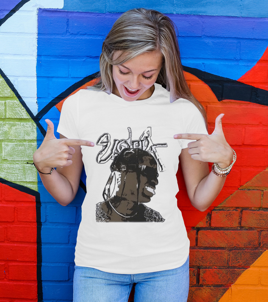 T Scott Utopia Cactus Jack Smiling T-Shirt