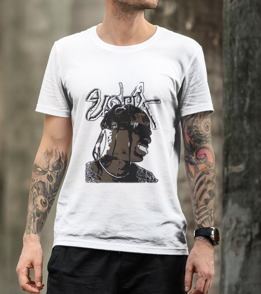 T Scott Utopia Cactus Jack Smiling T-Shirt