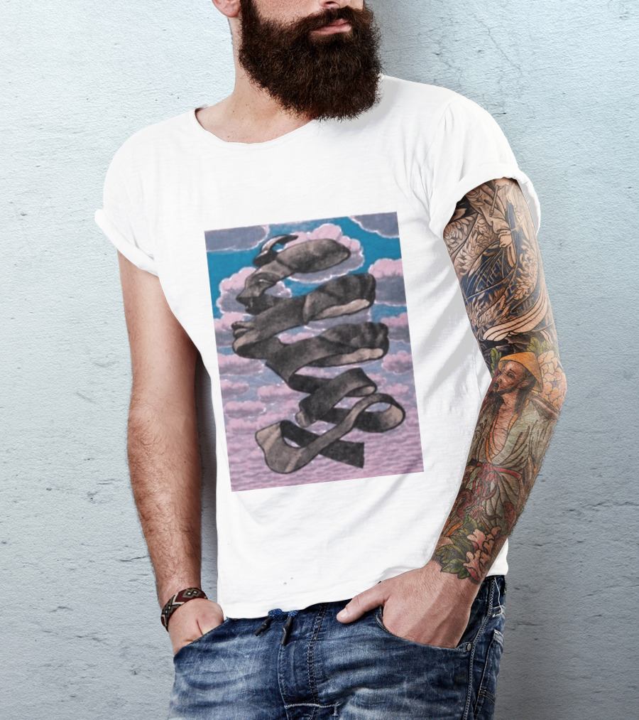 Tom Holland MC Escher Infinite Mobius Strip Optical Illusion T-Shirt