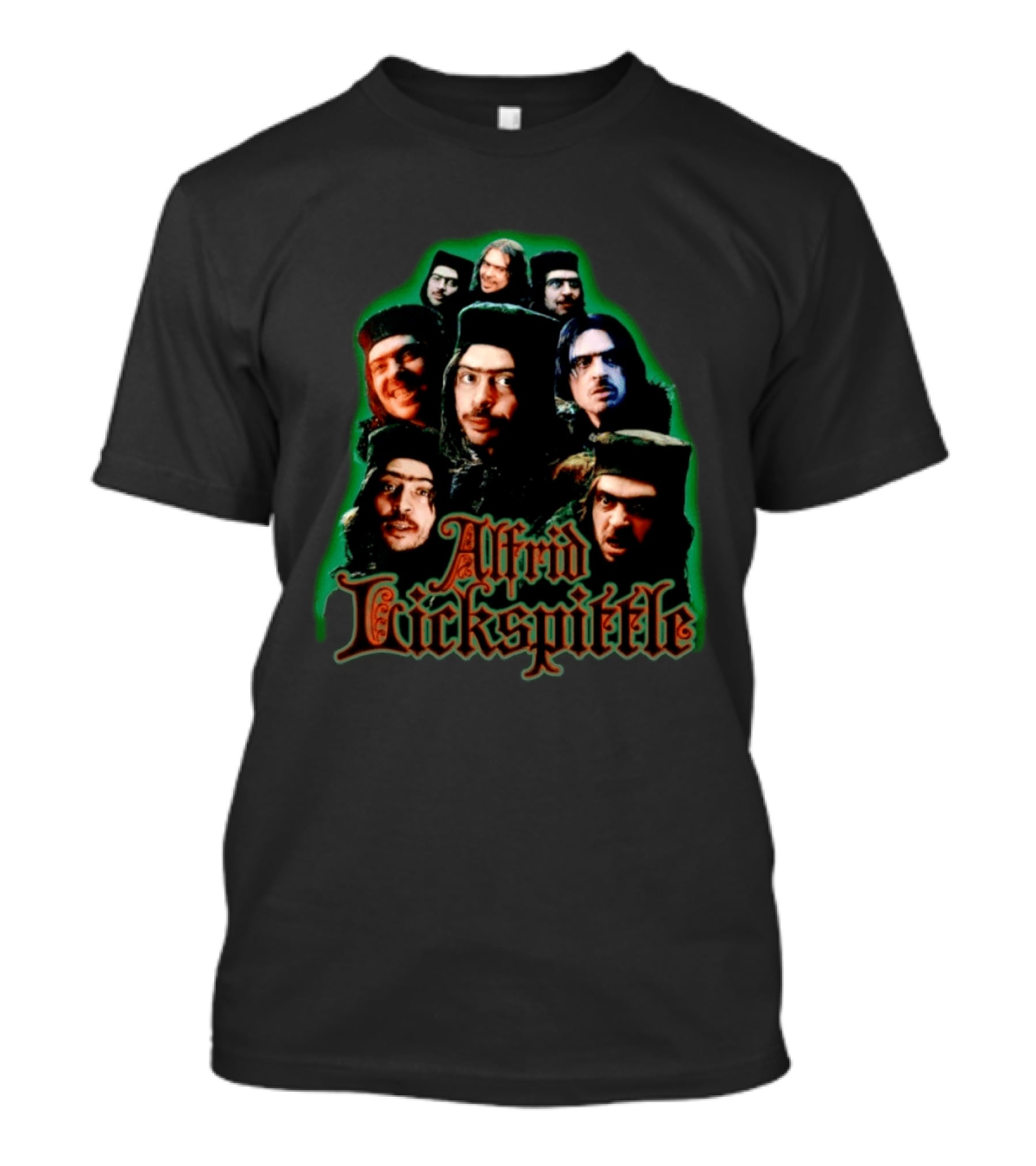 Alfrid Lickspittle Middle Earth The Hobbit Character Montage T-Shirt