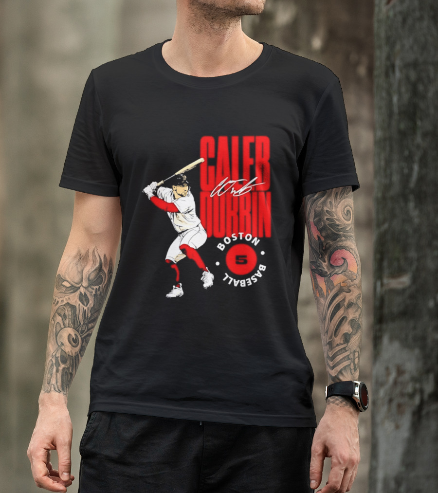 Caleb Durbin Boston Red Sox Baseball 5 T-Shirt