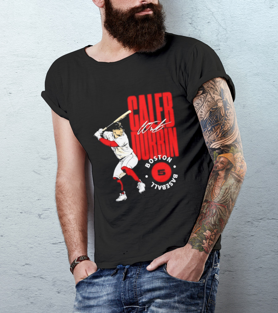 Caleb Durbin Boston Red Sox Baseball 5 T-Shirt