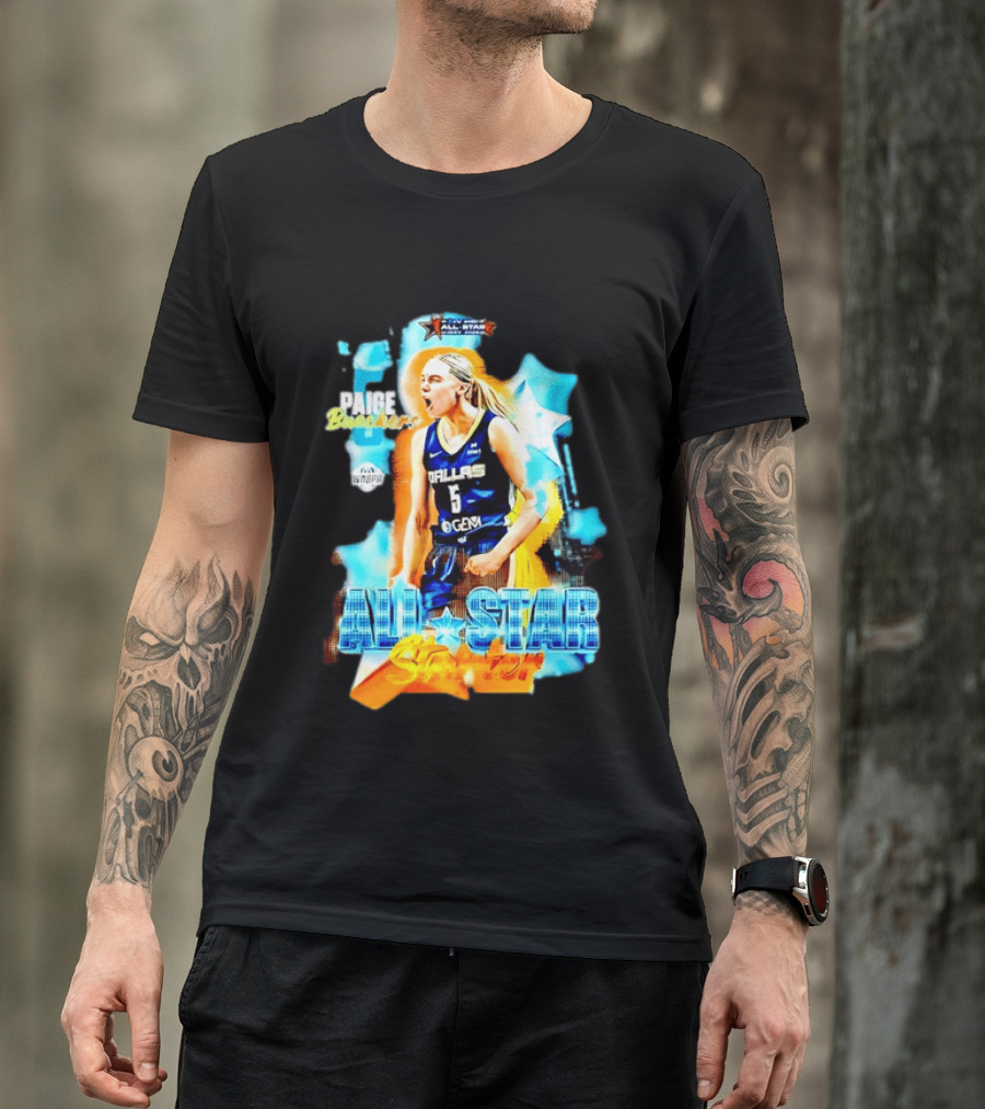 Paige Bueckers Dallas Wings All Star Starter 2025 WNBPA T-Shirt