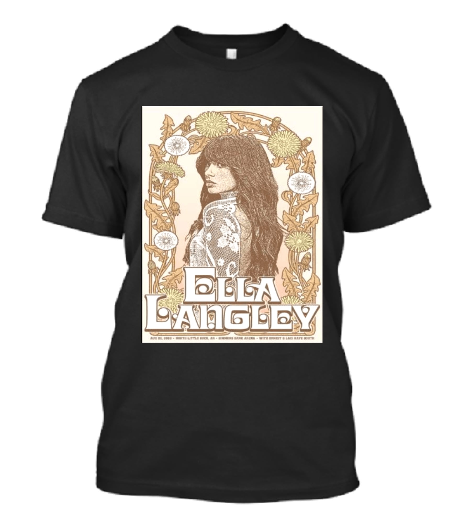 Ella Langley North Little Rock AR 2026 Simmons Bank Arena August 22 Event With Special Guest Laci Kaye Booth T-Shirt