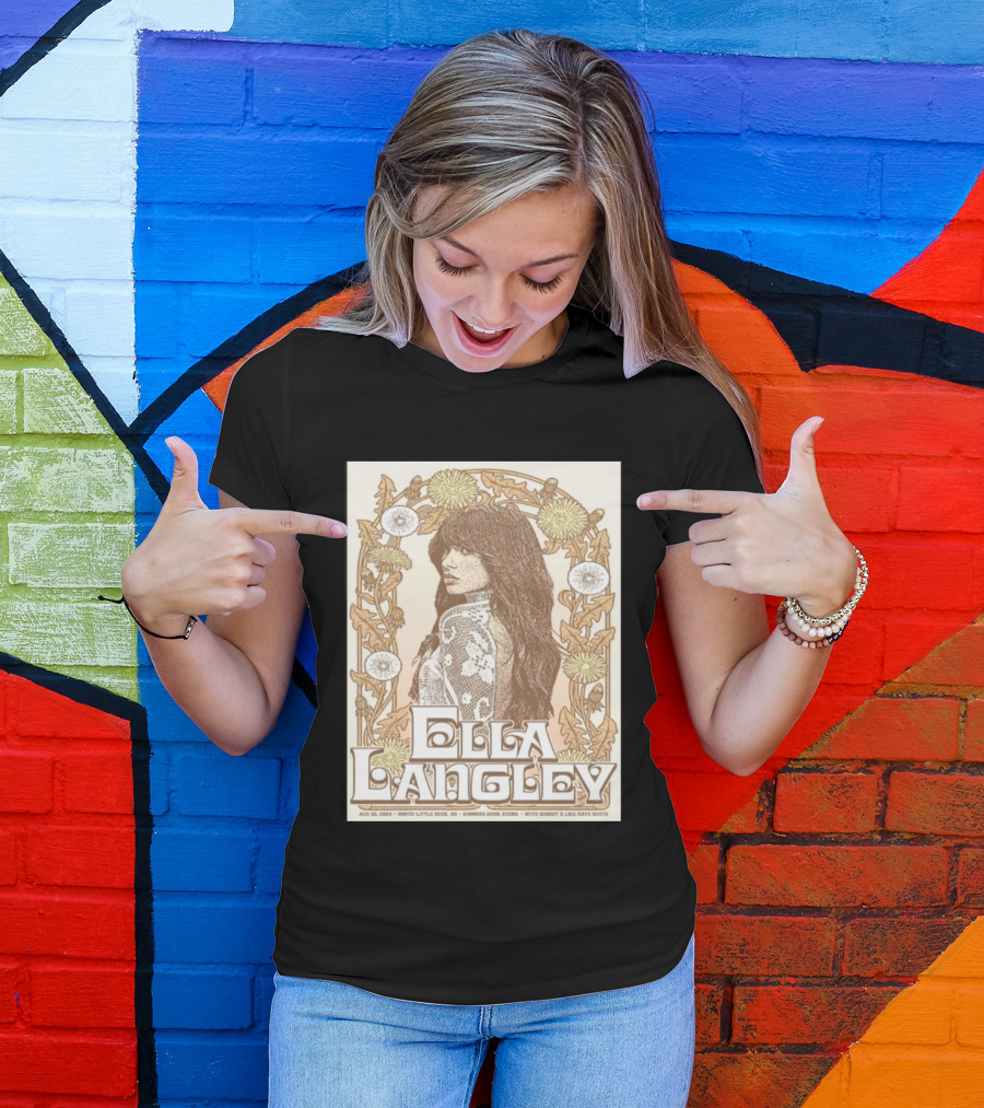 Ella Langley North Little Rock AR 2026 Simmons Bank Arena August 22 Event With Special Guest Laci Kaye Booth T-Shirt