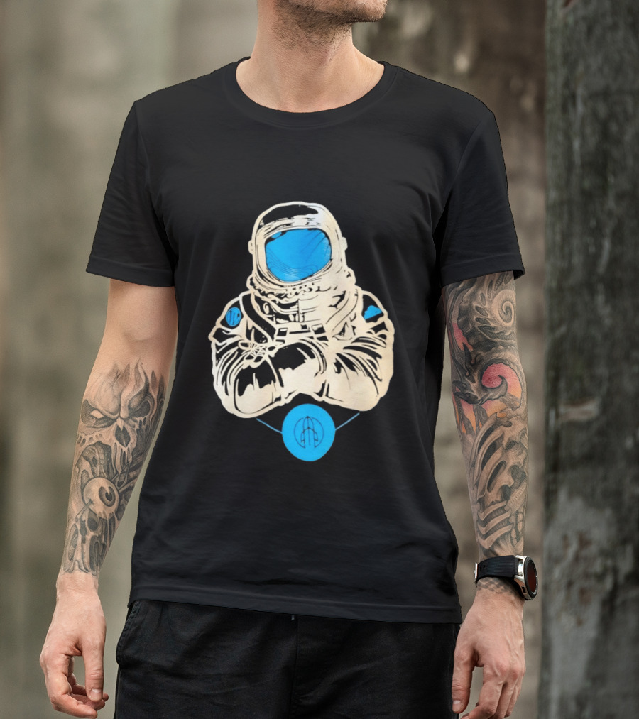 WordPress Astronaut Space Explorer Developer Iconic Space Suit Drawing T-Shirt