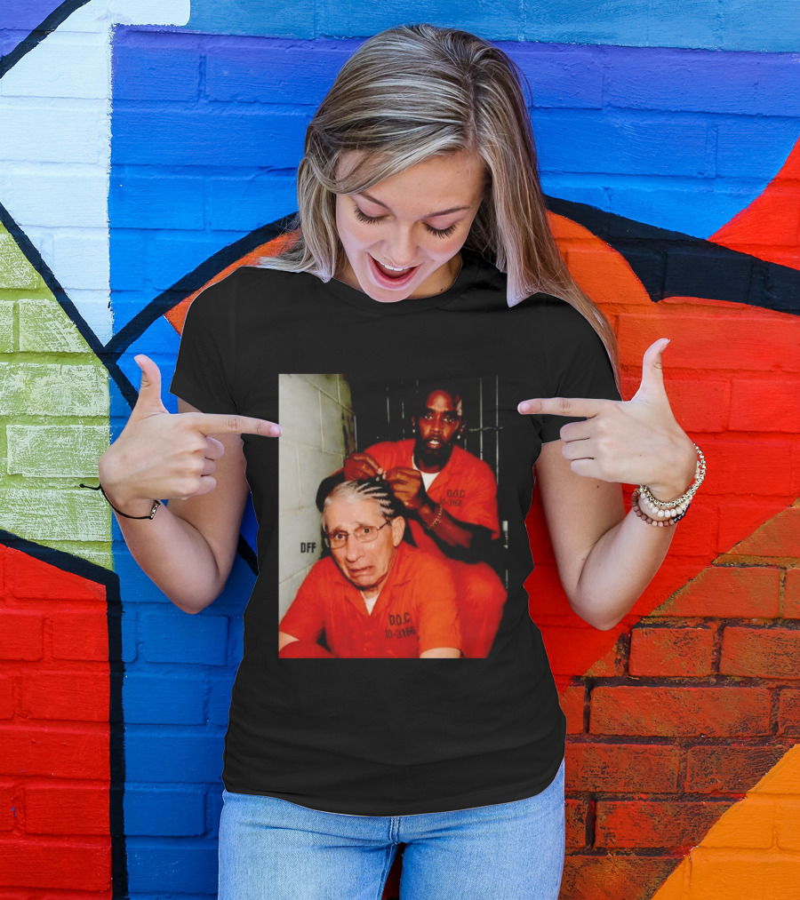 Sean Diddy Combs Braiding Anthony Fauci Hair D.O.C Meme T-Shirt