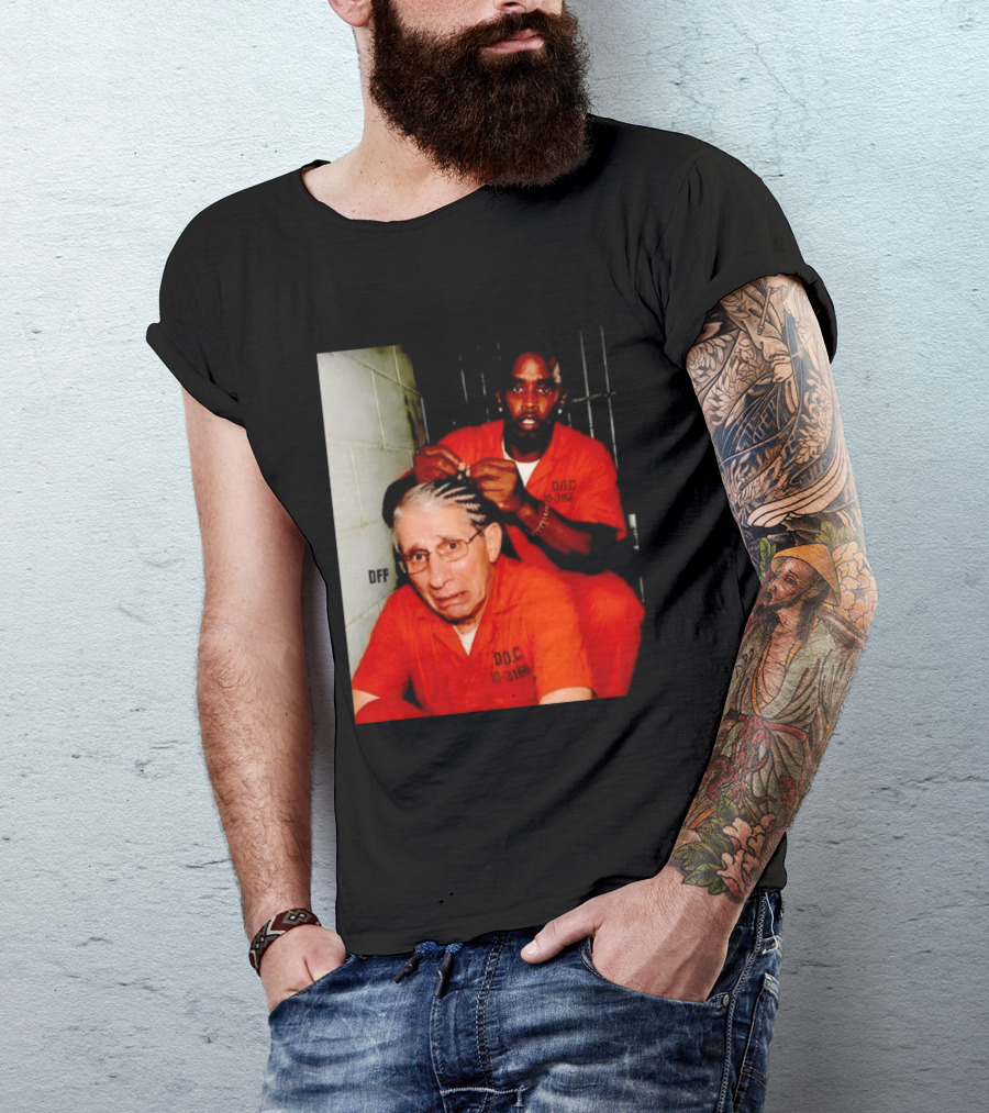 Sean Diddy Combs Braiding Anthony Fauci Hair D.O.C Meme T-Shirt