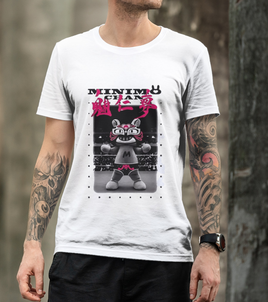 Minimo Chan Lucha Libre Japanese Wrestling T-Shirt