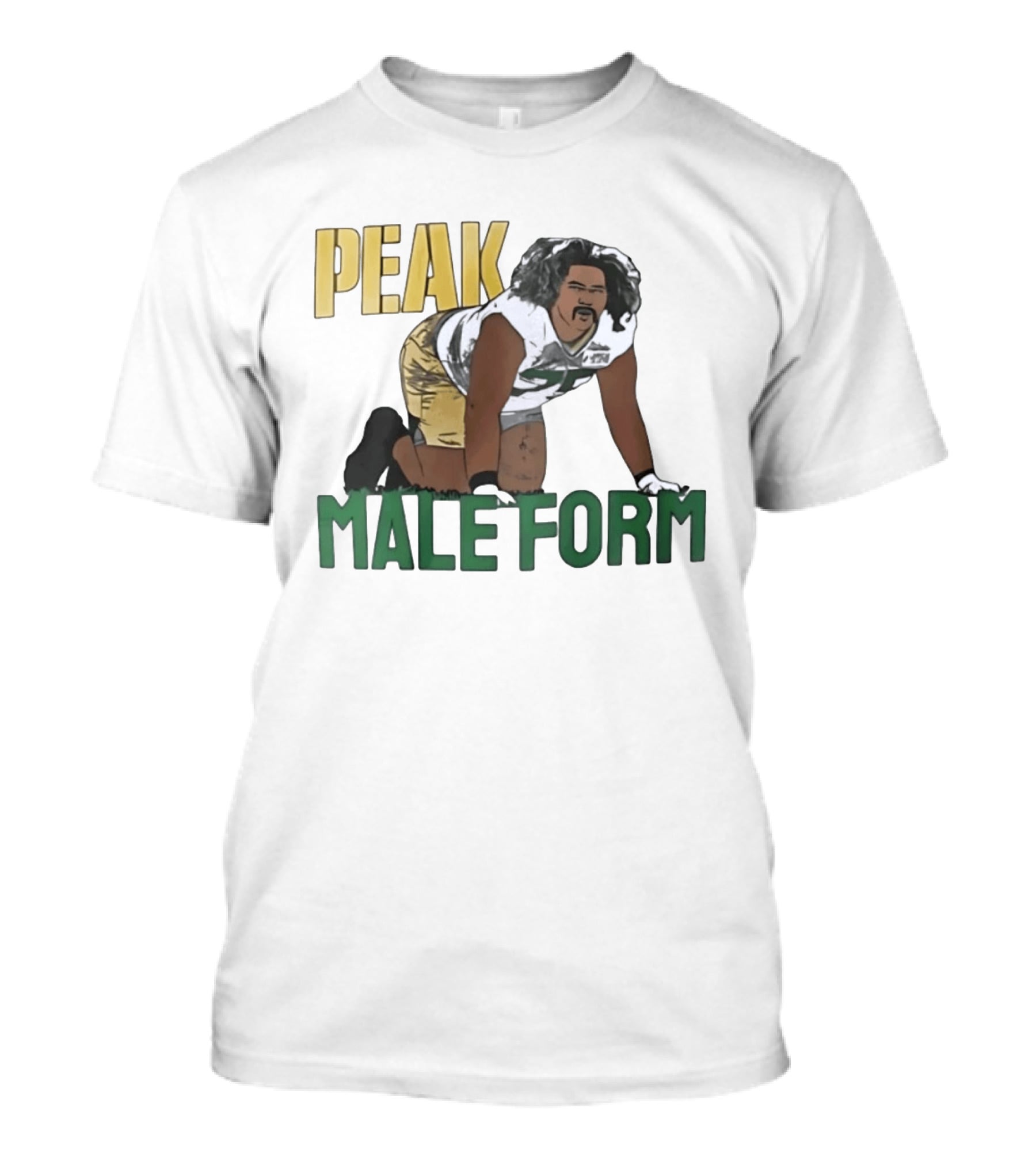 Troy Polamalu Peak Male Form Steelers Football Legends T-Shirt