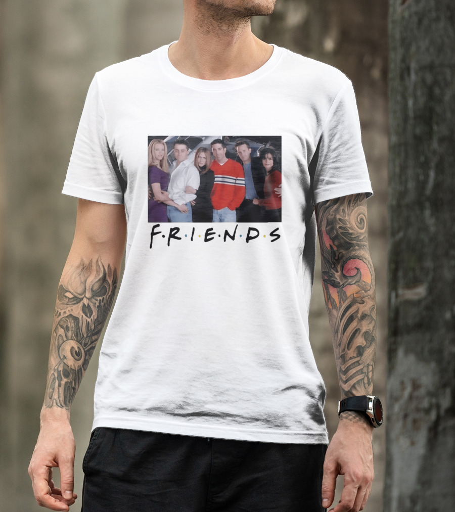 Friends Cast Group 90s Sitcom Rachel Green T-Shirt