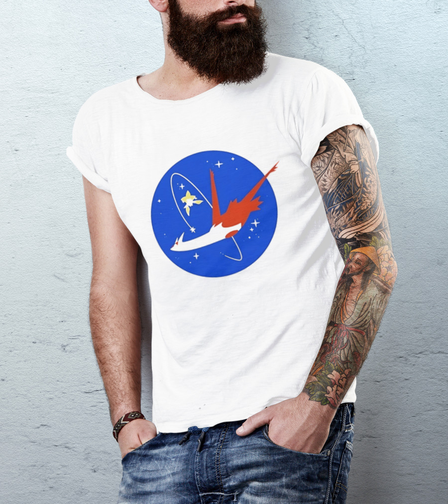 Latios And Latias Space Mission Pokemon T-Shirt