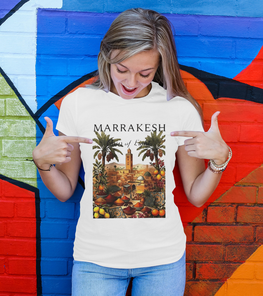 Marrakesh Oasis Of Light Noise Spices And Good Vibes T-Shirt