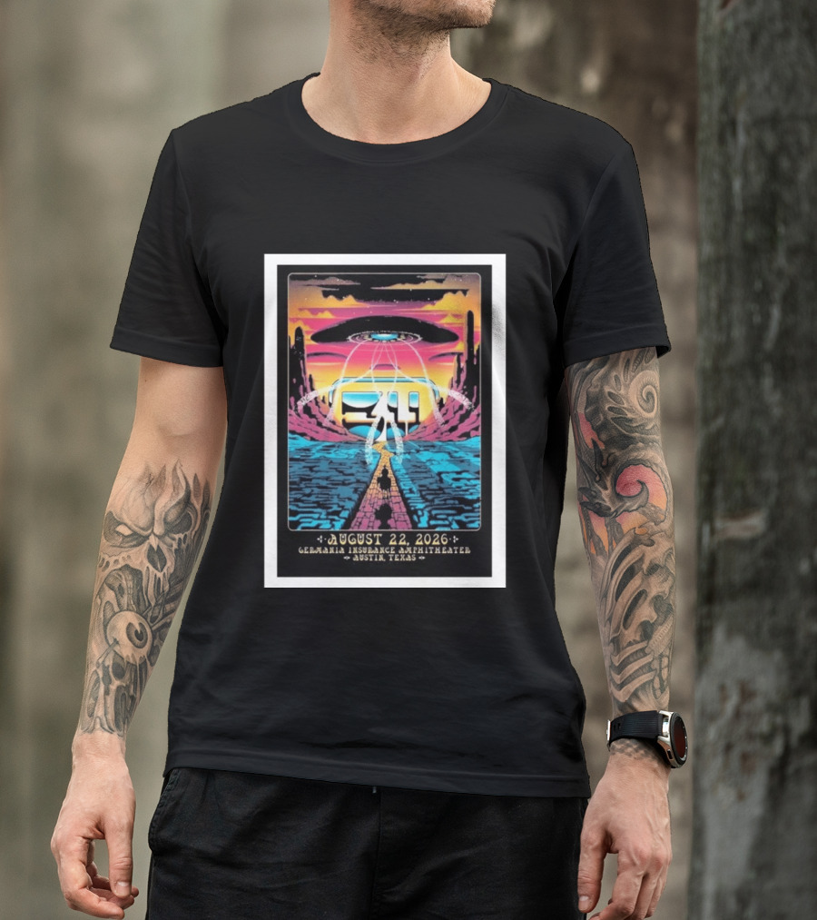 311 Band Live At Germania Insurance Amphitheater Austin Texas August 22 2026 Event T-Shirt
