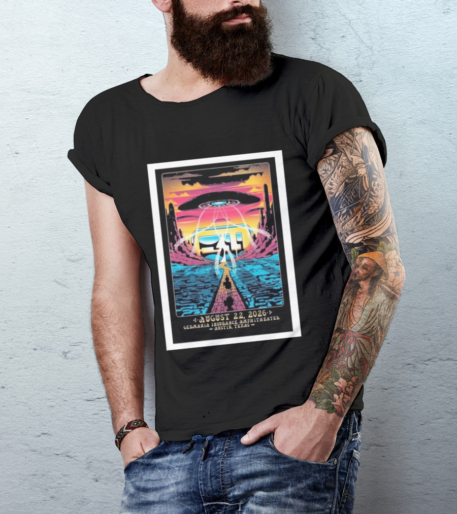 311 Band Live At Germania Insurance Amphitheater Austin Texas August 22 2026 Event T-Shirt
