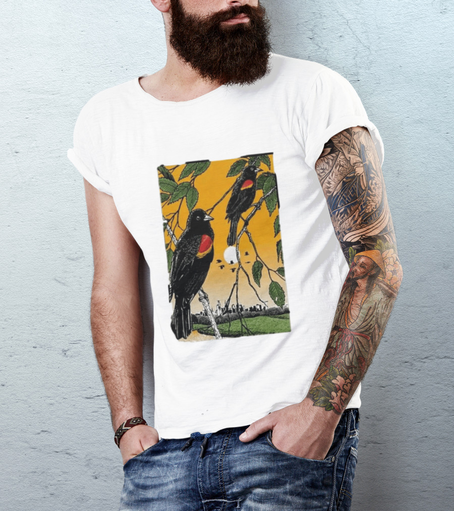 Gregory Alan Isakov Philadelphia August 21 2026 Red Winged Blackbirds City Skyline T-Shirt