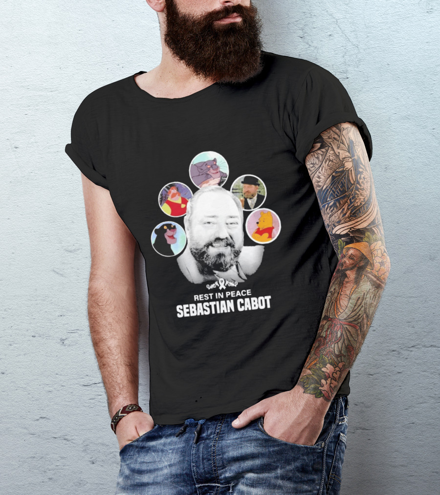 Rest In Peace Sebastian Cabot Disney Characters T-Shirt