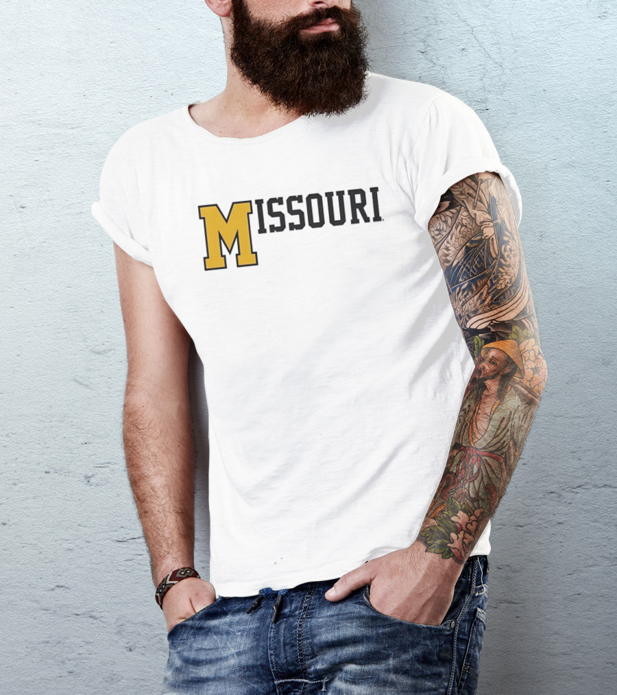 Missouri Tigers Mizzou NCAA College Sports M T-Shirt