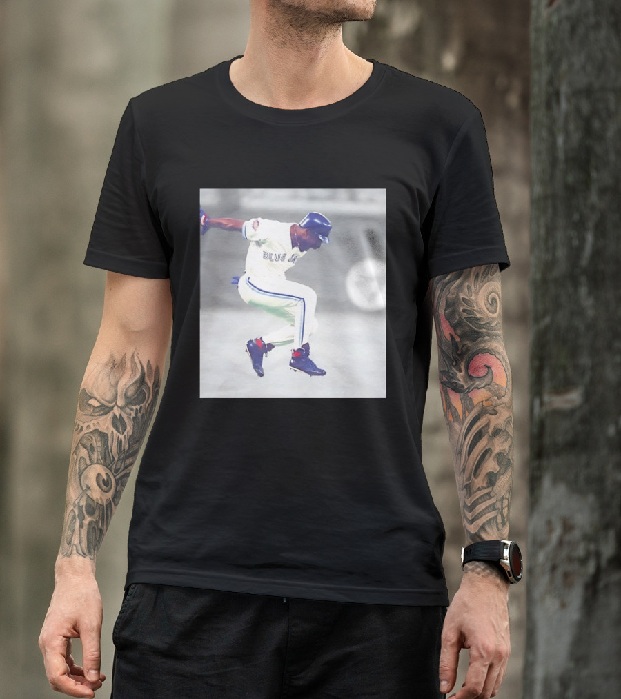 Joe Carter Toronto Blue Jays Baseball Jump Celebration T-Shirt