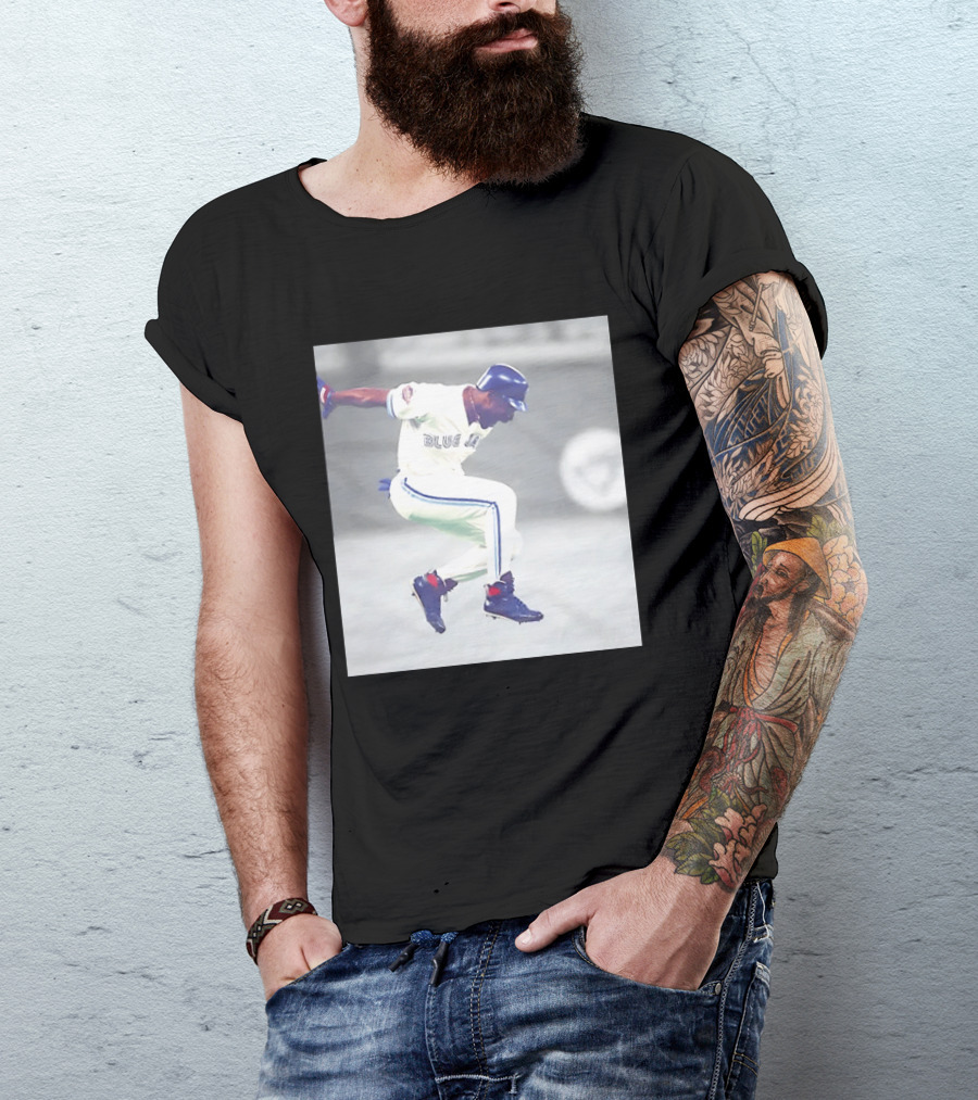 Joe Carter Toronto Blue Jays Baseball Jump Celebration T-Shirt