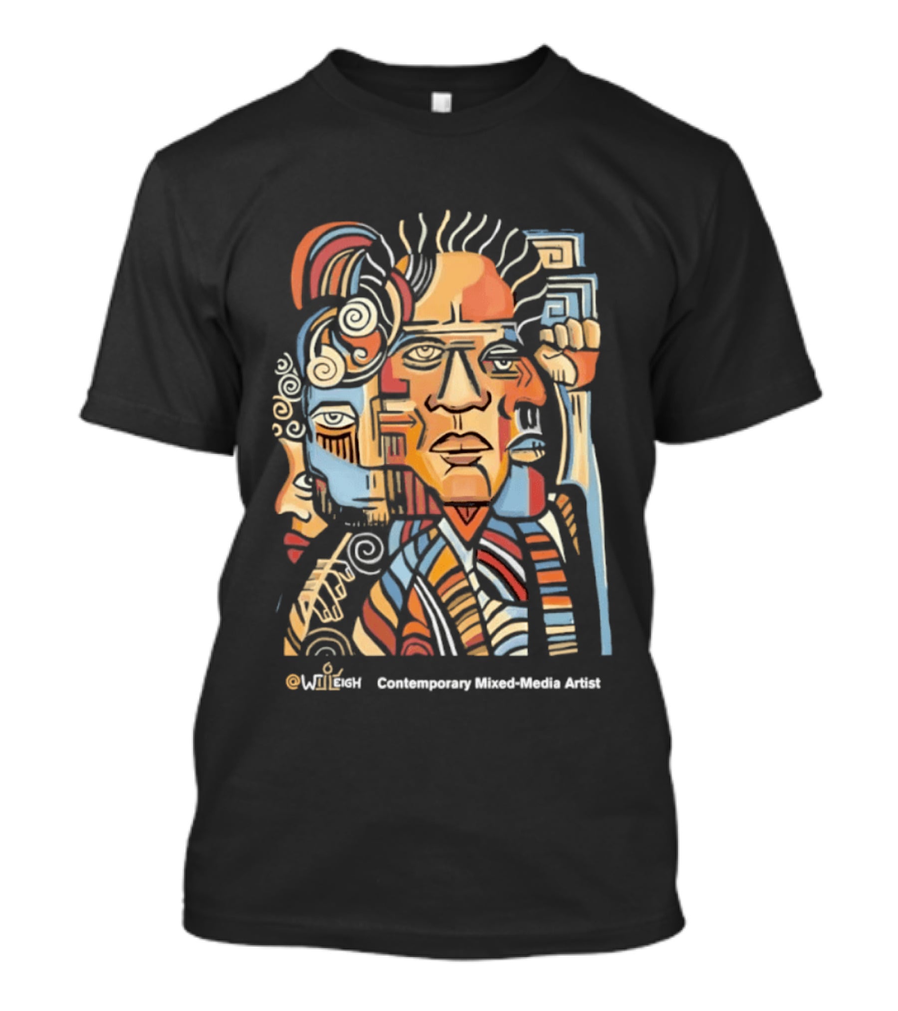 Wiieigh Contemporary Mixed Media Artist T-Shirt