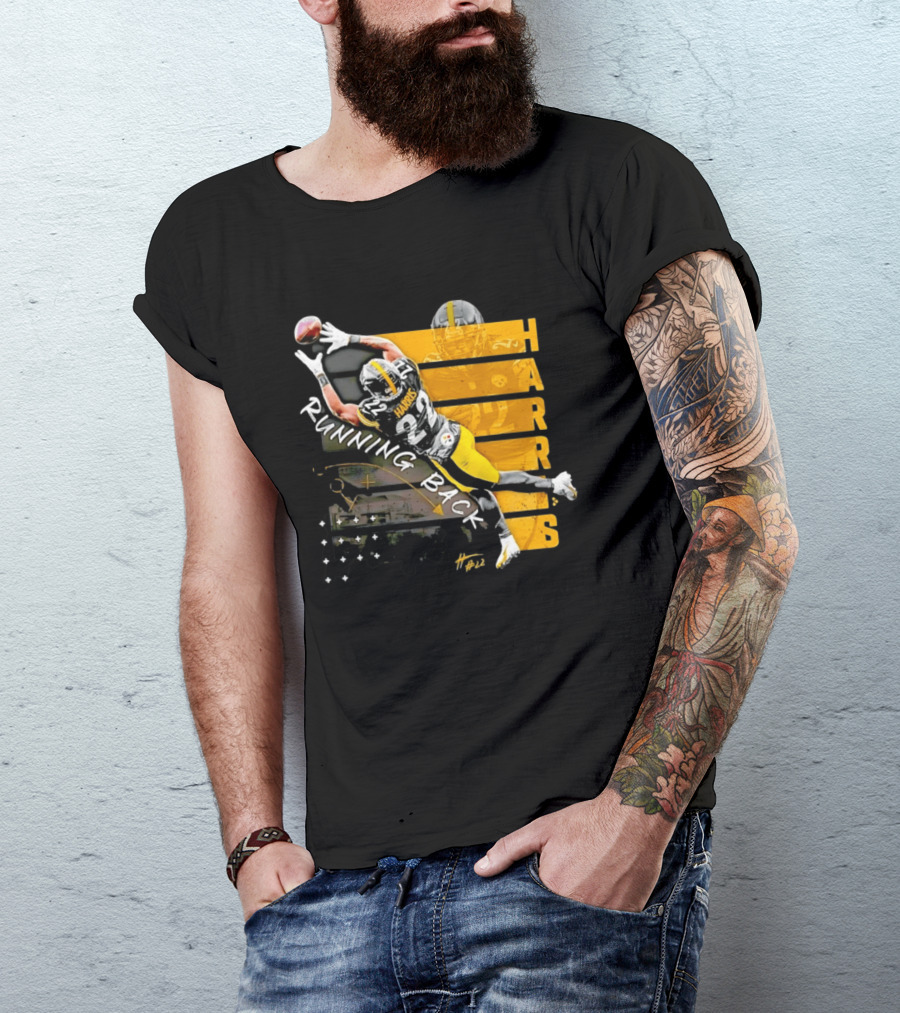 Najee Harris 22 Pittsburgh Running Back Steelers Football T-Shirt