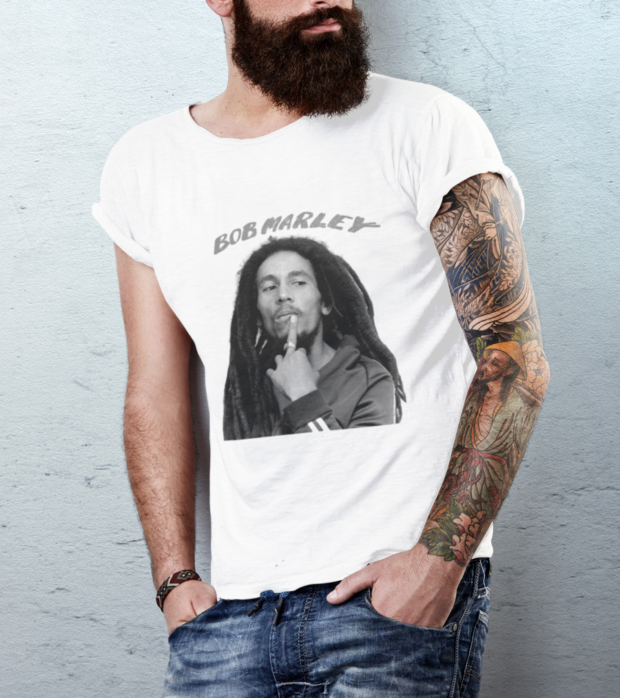 Bob Marley Iconic Pose Jumbo T-Shirt