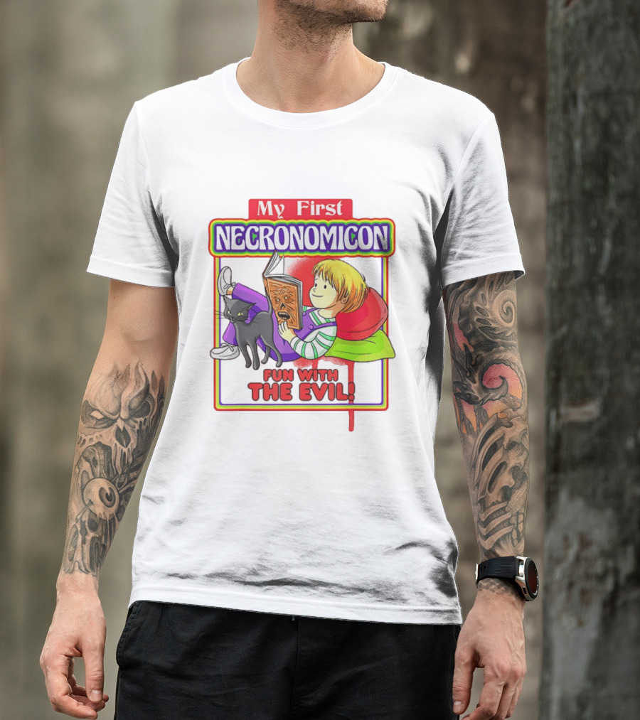 My First Necronomicon Fun With The Evil Dead Necronomicon Ash Williams T-Shirt