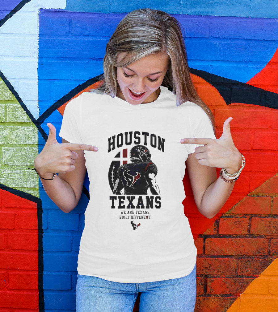 Houston Texans We Are Built Different Football Pride T-Shirt