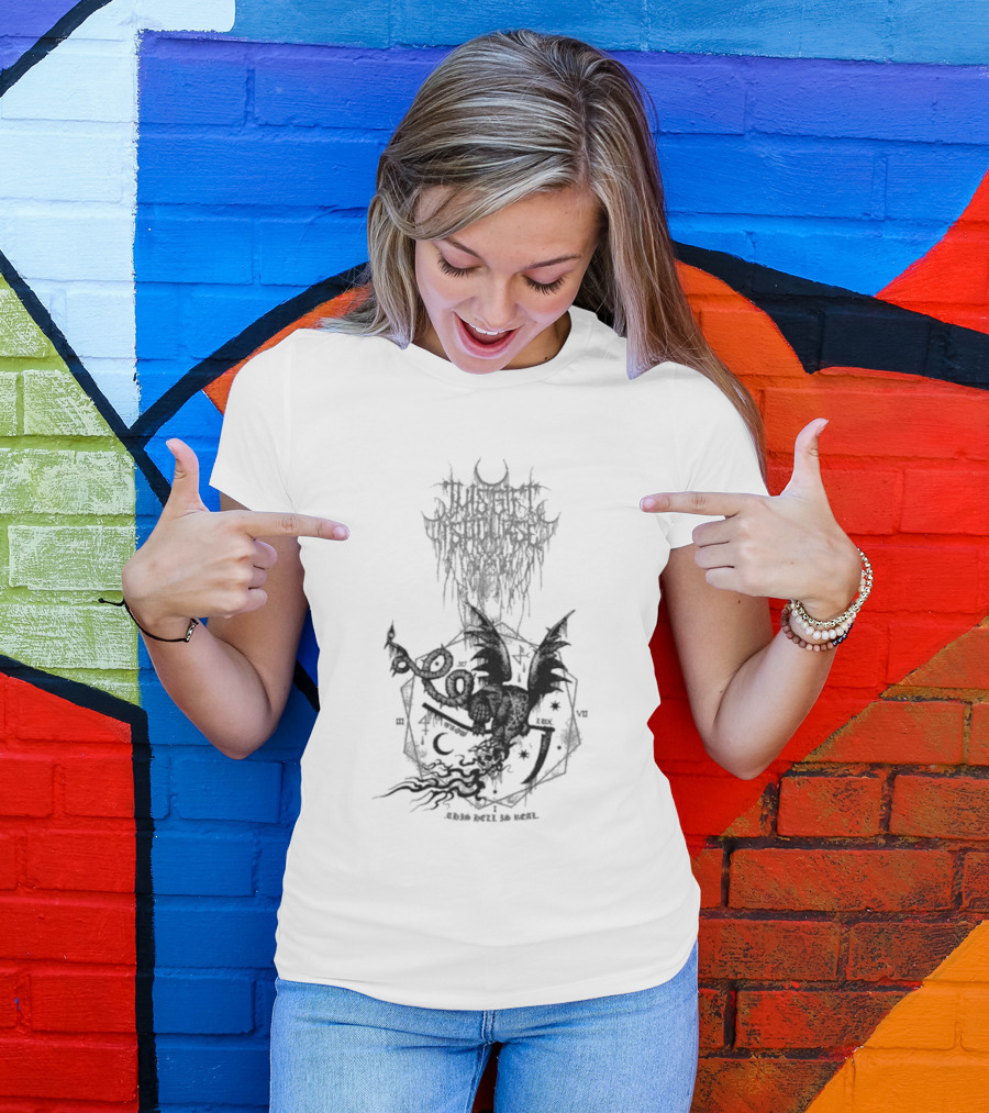 Tnor This Gift Is A Curse Black Metal White Death T-Shirt